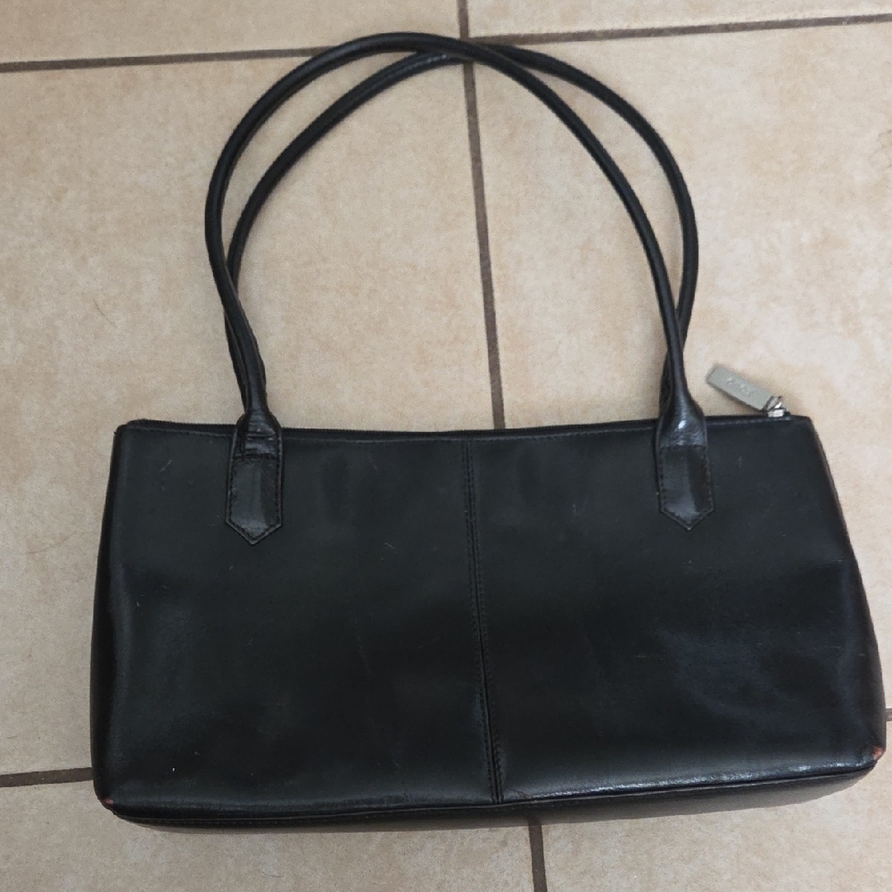 Hobo Black Leather Handbag